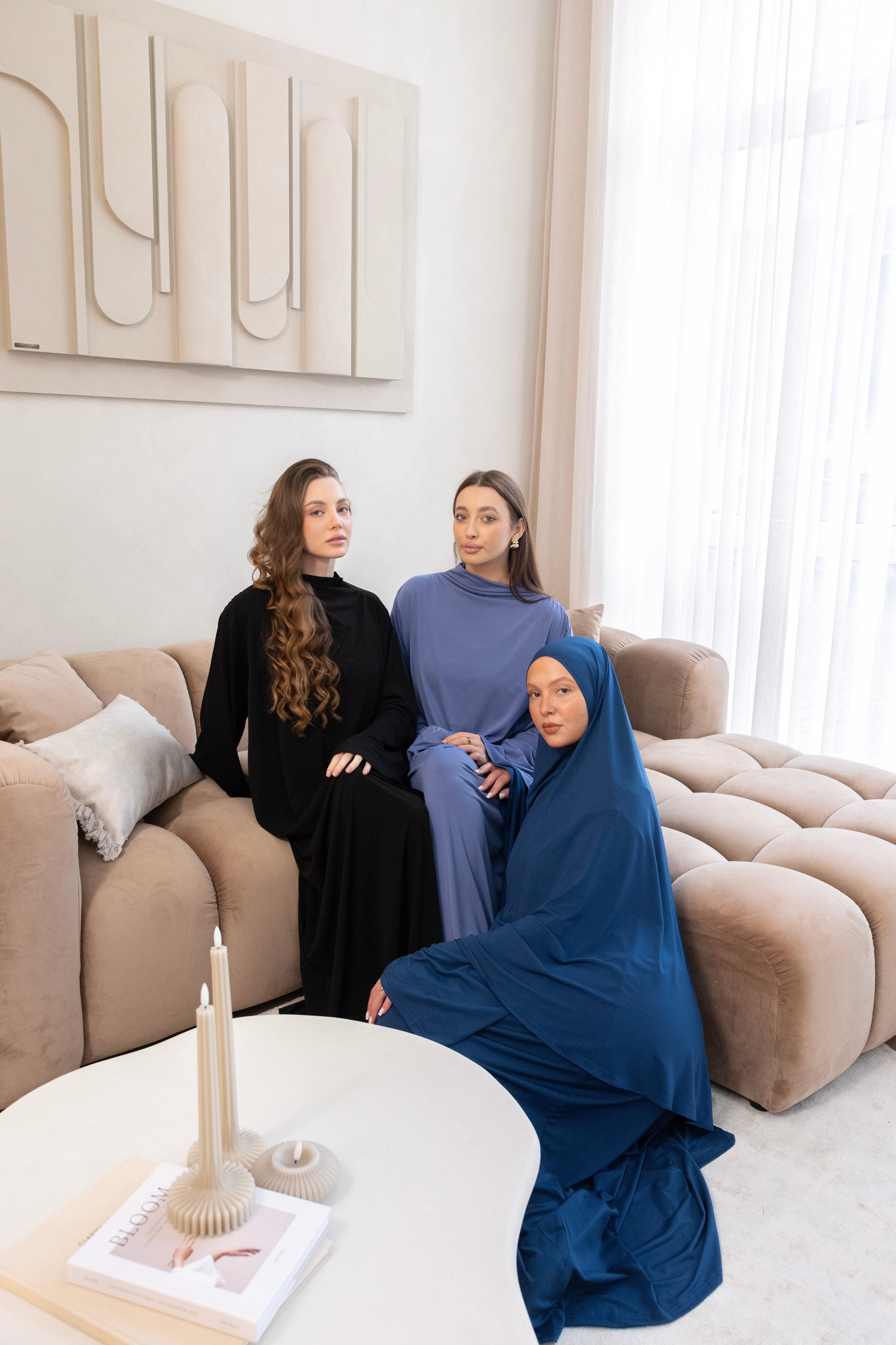 Premium Jersey Khimaar | Chocolate