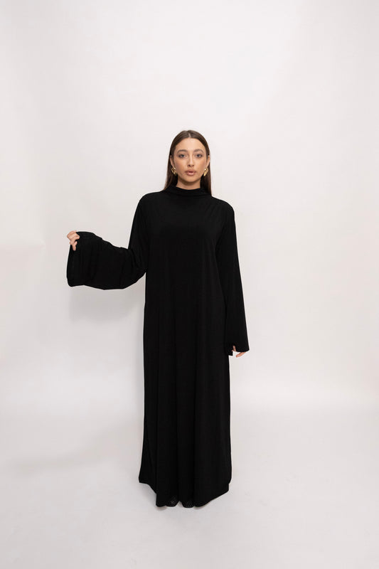 Premium Jersey Khimaar set - Black