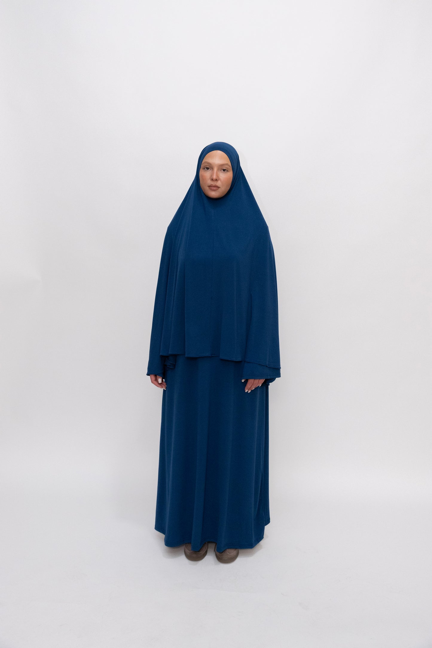 Premium Jersey Khimaar set - Navy Blue