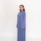 Premium Jersey Khimaar set - Saphire Mist