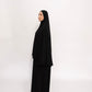 Premium Jersey Khimaar set - Black