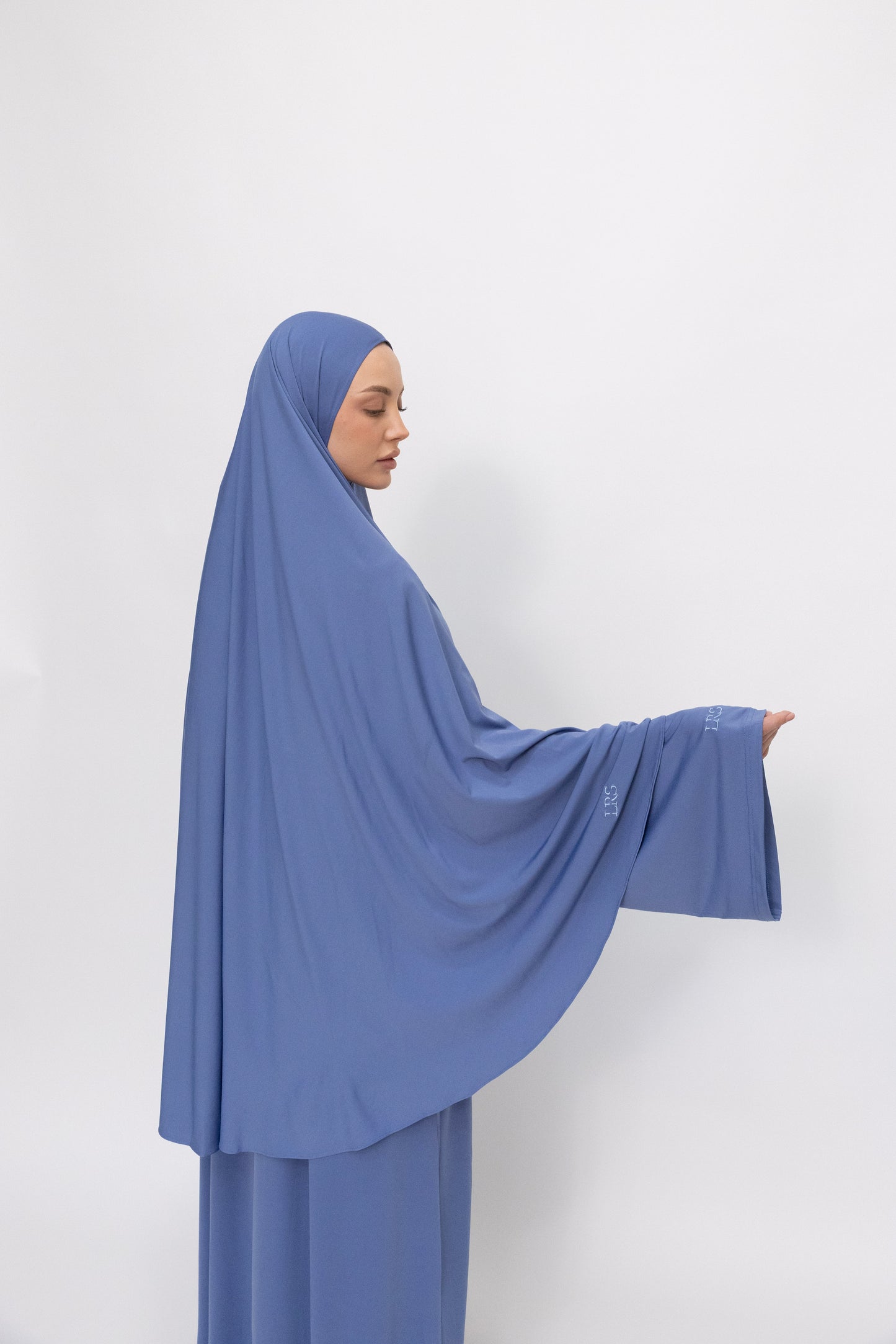 Premium Jersey Khimaar set - Saphire Mist