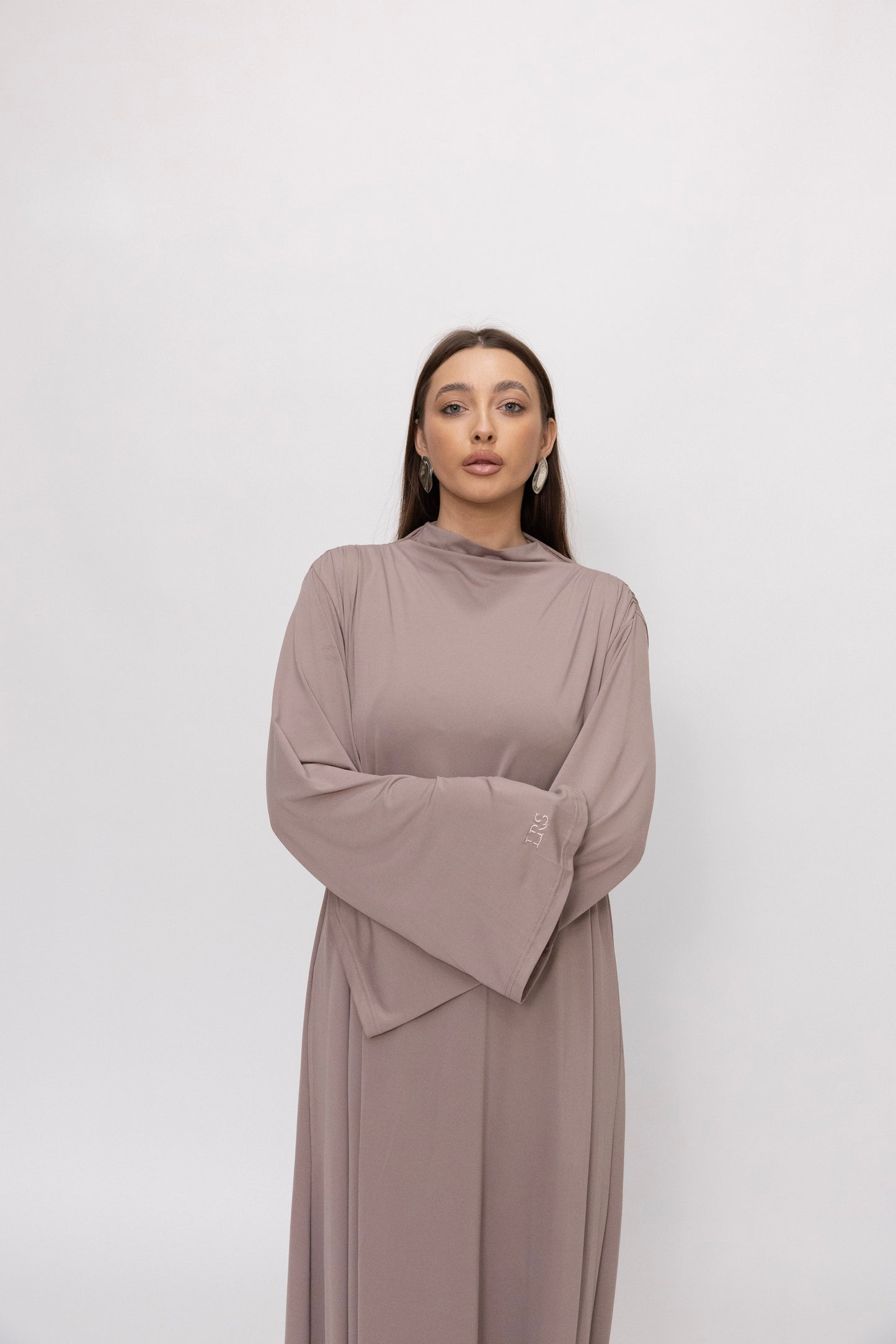 Premium Jersey Khimaar set -  Clay