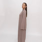 Premium Jersey Khimaar set -  Clay
