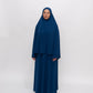 Premium Jersey Khimaar set -  Navy Blue