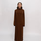Premium Jersey Khimaar set -  Chocolate