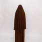 Premium Jersey Khimaar set -  Chocolate