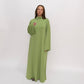 Premium Jersey Khimaar set - Leaf Green