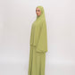 Premium Jersey Khimaar set - Pistachio