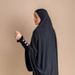 Premium Jersey Khimaar set - Black